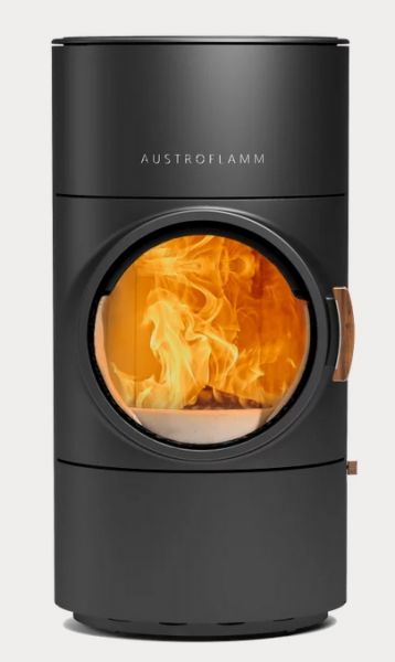 Austroflamm Clou Compact Cook Ausstellungsstück | Kaminofen mit Kochplatte | gussgrau | 6 kW