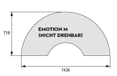 Original Skantherm Emotion M Vorlegeplatte | Glasstärke 6 mm | Kanten poliert