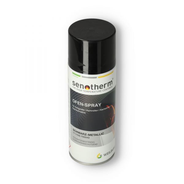 Ofenlack schwarz-metallic UHT | Senotherm | 400 ml